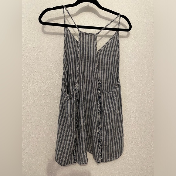 Ces Femme striped gray top size Large - Picture 5 of 8